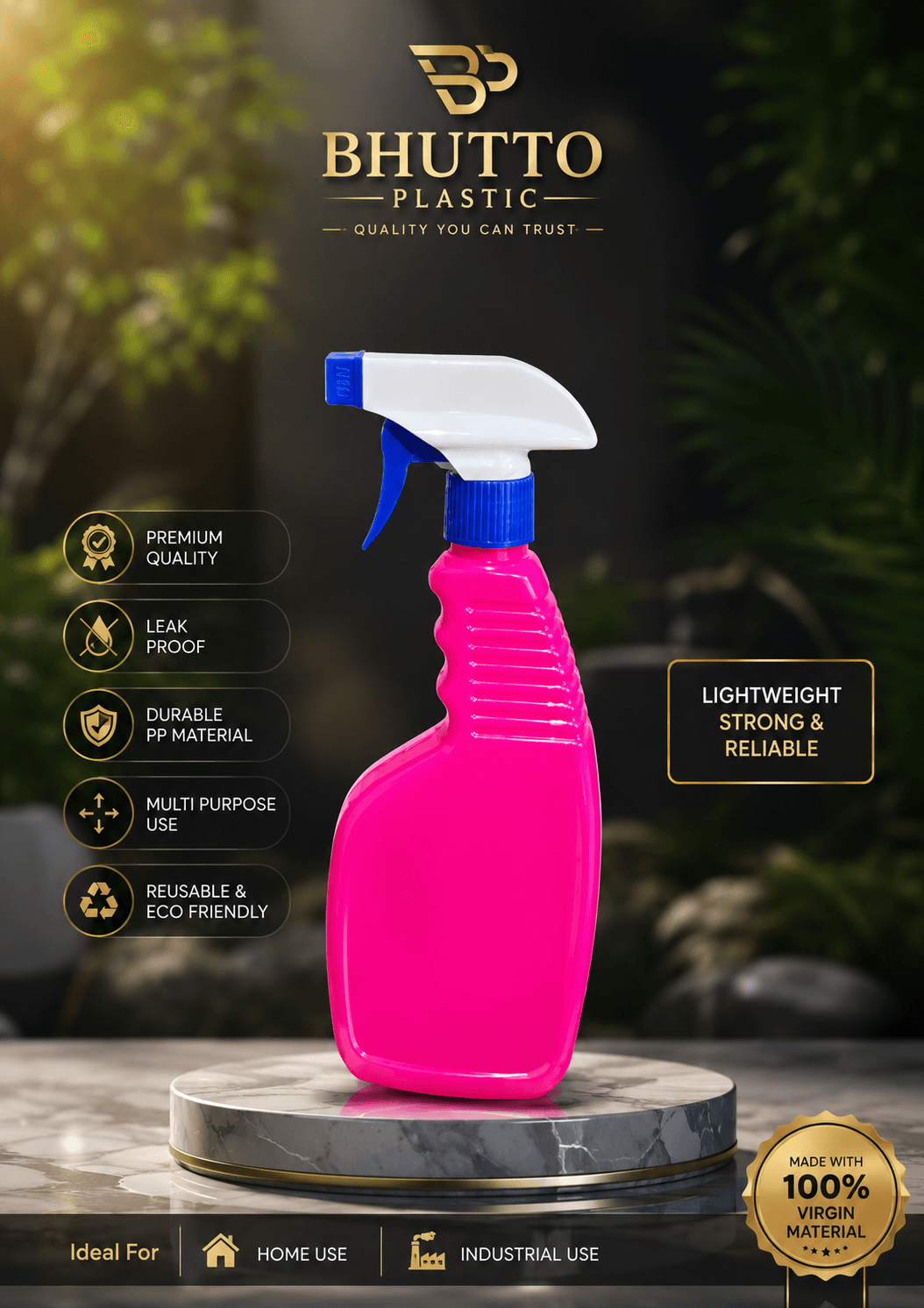 Glass Cleaner Bottle