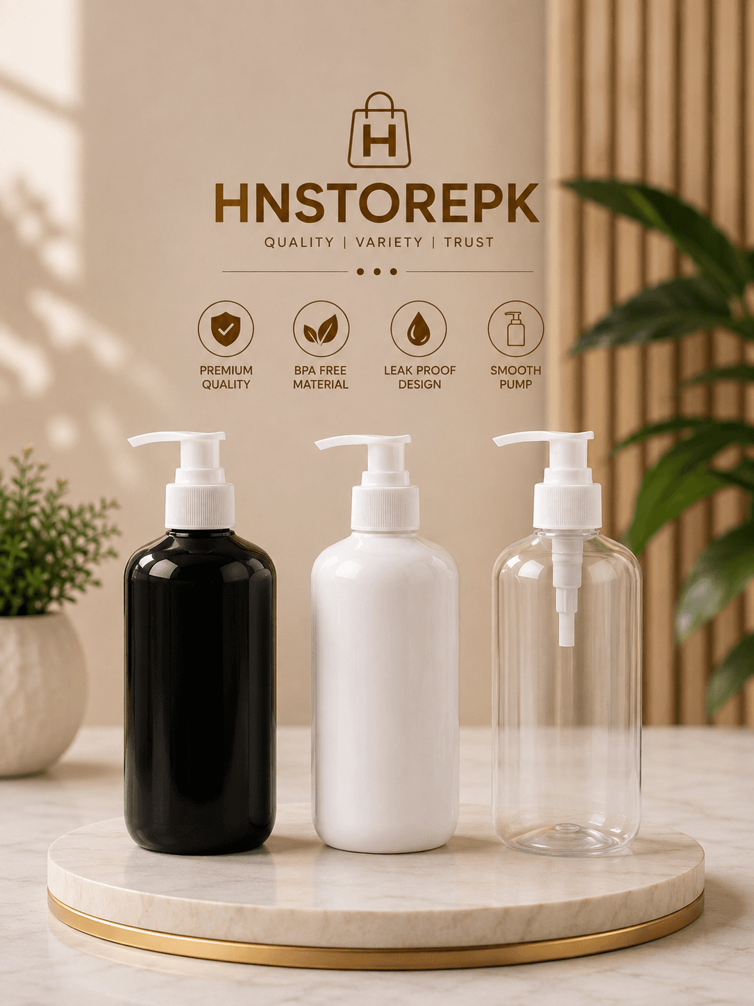 lotion shampoo bottle